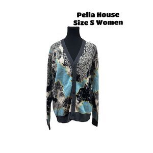 MASHUP Huff CARDIGAN SWEATER Multi Colors Size S Women